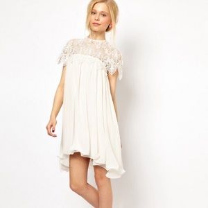 Lydia Bright white dress